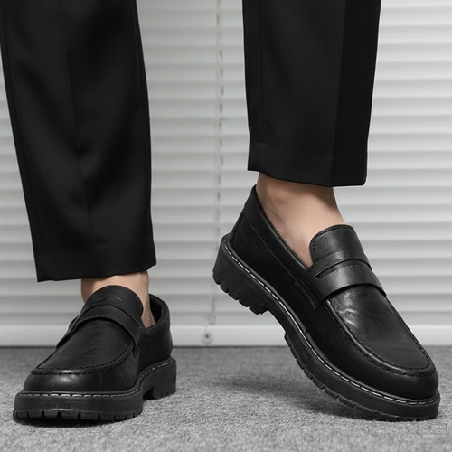 DD581  베이직 레더 플랫로퍼